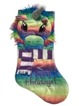 Time Colorful Unicorn 3D Christmas Stocking 19 Sock Happy Holidays Nwt. Fixed Price $18.75.