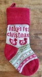 Pottery Barn Kids Fair Isle Knit Christmas Stocking Baby's First 1ST. Fixed Price $50.00.