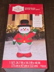 Holiday Time 4 Ft Tall Snowman With Top Hat Airblown Inflatable Christmas Decor. Fixed Price $23.96.