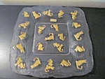 Neiman Marcus 13 5/8 Inch Glass Charger Plate Platter 22K Gold Cats. Fixed Price $34.39.