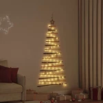 Christmas Tree With 80 Leds Natural 59.06 In Solid Ash Wood. Fixed Price $81.48.