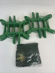 Brand-new Set Of 12 Green Christmas/holiday Light Wrap Storage Reels With Bag. Fixed Price $29.99.