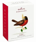 Hallmark 2018 Beauty Of Birds, Robin Keepsake Ornament #14 Series - Mib. Fixed Price $28.82.