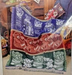 American Weavers Tapestry Double Woven Jacquard Throw Christmas Bears 50X58". Fixed Price $20.00.