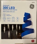 Ge Staybright 300 Icicle Light String Holiday Christmas Warm White Led On Wire. Fixed Price $39.97.