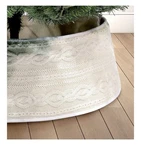 Wbhome Christmas Tree Collar, Adjustable 28 Inch Cable Knitted Thick Rusti. Fixed Price $22.95.