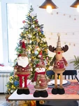 Christmas Doll Santa Claus Snowman Elk Plush Toys Xmas Holiday Decoration. Fixed Price $10.17.