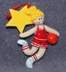 Basketball Female Blonde Christmas Ornament You Can Personalize Rudolph And. Fixed Price $12.74.