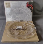 Mikasa Holiday Lights Sweets Dish Frosted 9" Plate - Nos. Fixed Price $14.25.