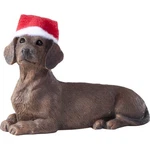 Sandicast Red Dachshund With Santa Hat Christmas Ornament. Fixed Price $16.22.