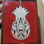 Lenox Greetings Pineapple Porcelain Christmas Ornament 2003. Fixed Price $15.00.
