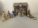 Jim Shore Heartwood Creek Mini Nativity Set 10 Pc 2004 With Box. Fixed Price $54.99.