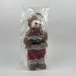 Woodland Creek Light Up 17" Holiday Teddy Bear Door Greeter Christmas New Decor. Fixed Price $29.99.