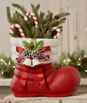 Bethany Lowe Christmas Red Retro Glittery Santa Boot 13.5 TL4383 New. Fixed Price $98.95.