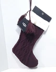 Ugg Christmas Stocking Lita Red Burgundy Cabernet Holiday Decorations Nwt New. Fixed Price $24.95.