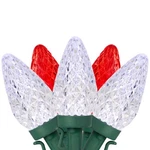 Northlight 100 Red And Pure White Faceted Led C9 Christmas Lights - Green Wire. Fixed Price $56.69.