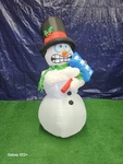 6.5FT Gemmy Airblown Inflatable Prototype Christmas Freezing Snowman #86235. Fixed Price $75.75.