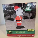 Gemmy 2013 Peanuts Snoopy Christmas Holiday Airblown Inflatable 3.5 Ft Tall. Fixed Price $59.99.