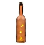 Pre-lit Amber Decorative Bottle. Home, Garden, Patio Gorgeous. Fixed Price $21.99.