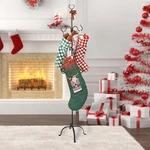 Christmas Stocking Holder Freestanding 6 Hook Holiday Renovators Supply. Fixed Price $124.99.