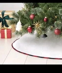 Wondershop Reversible Buffalo Plaid To Faux Shearling Tree Skirt 48 New. Fixed Price $17.77.
