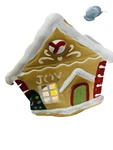 Metal House Christmas Candle Holder 5 Inches Tall.inspirational-joy-light Not. Fixed Price $14.55.