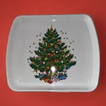 Amscan Christmas Tree White Cookie Tray Plastic 12 X 10 Vintage- Rare. Fixed Price $7.99.