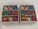 2 Sets New Kurt Adler GG0517 Glass Decorative Egg (9 Ornaments/set). Fixed Price $59.95.
