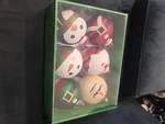Cg Hunter Christmas 6 Piece Shatter Resistant 4 Inch Ornaments Santa, Elf Etc. Fixed Price $15.00.