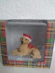 Sandicast Dog Christmas Ornament-golden Retriever W/santa Hat-new In Box. Fixed Price $15.00.