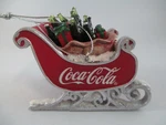 Coca-cola Kurt Adler Coke Bottles In Sleigh Sled Holiday Christmas Ornament 2015. Fixed Price $14.75.