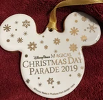Bnwt Walt Disney World Magical Christmas Day Parade 2019 Mickey Ceramic Ornament. Fixed Price $13.50.