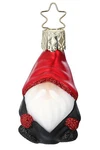 Inge-glas Baby Gnome 10136S023 German Glass Christmas Ornament With Gift Box. Fixed Price $31.99.