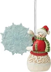 Enesco Jim Shore Heartwood 10TH Annual Legend Snowman Holding Snowflake Ornament. Fixed Price $24.99.