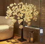 4FT Cherry Blossom Lighted Tree With 180 Fairy Lights For Home & Events. Fixed Price $141.99.