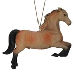 Rearing Dun Horse Ornament. Fixed Price $10.99.