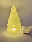 2025 Target Bullseye 6" Lit Frosted Glass Christmas Tree Light Up Figurine New. Fixed Price $10.00.