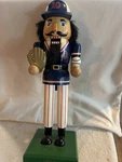 2009 Nutcracker Figure Christmas 14 Wooden-baseball Player Pre-owned. Fixed Price $16.00.
