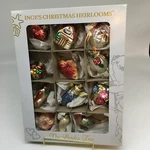 Inge-glas Heirloom The Bride's Tree Complete New Set Of 12 Glass Ornaments. Fixed Price $99.25.