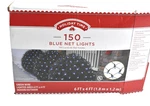 Holiday Time Christmas Net 150 Blue Mesh Lights - 4 Ft X 6. Fixed Price $8.79.