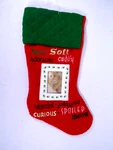 St. Nick's Choice Cat Picture Display Corduroy Christmas Stocking New!!. Fixed Price $21.88.