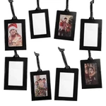 Klikel Hanging Picture Frame Ornaments - Set Of 8 2X3 Black Photo. Fixed Price $22.59.