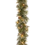 National Tree Company 6 Ft Pre-lit Glittery Bristle Artificial Christmas Garl.... Fixed Price $71.86.