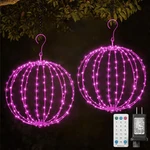 Pack 12" Pink Valentine Day Decorative Ball Lights With Timer & 16 Modes. Fixed Price $133.99.