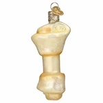 Old World Christmas Glass Blown Ornament For Tree, Rawhide Bone. Fixed Price $17.58.