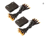 Portable Mini Led String Lights Battery Operated Orange Home Decor. Fixed Price $13.99.