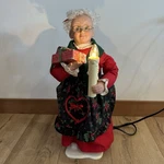 Holiday Creations Animated Figure Mrs. Claus 1990S Vtg Light Up Read. Fixed Price $24.00.