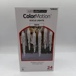 Gemmy Lightshow 24 Count Color Motion White Led Christmas Icicle 5286323. Fixed Price $24.99.