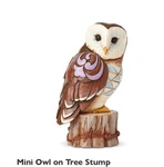 Jim Shore Mini Owl Tree Stump Figurine 4 Enesco Nib. Fixed Price $22.94.