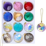 12 Pcs Crystal Glass Christmas Balls Ornaments, 1.18 Mini Xmas Tree Decorations. Fixed Price $14.99.